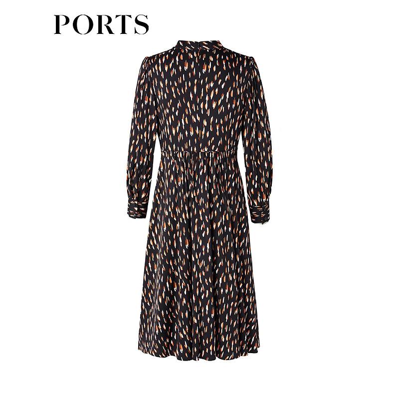 PORTS Women's Floral Knit Mid-Length Dress