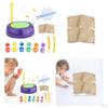 Clay Pottery Kit for Boys Girls Air Dry Modeling Kits Set Educational Toy Child