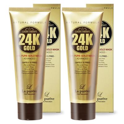 Lapurev 24K Pure Gold Peel-off Pack / Pore-shrinking Pure Gold Modeling Pack, 1 Pack, 2 Packs
