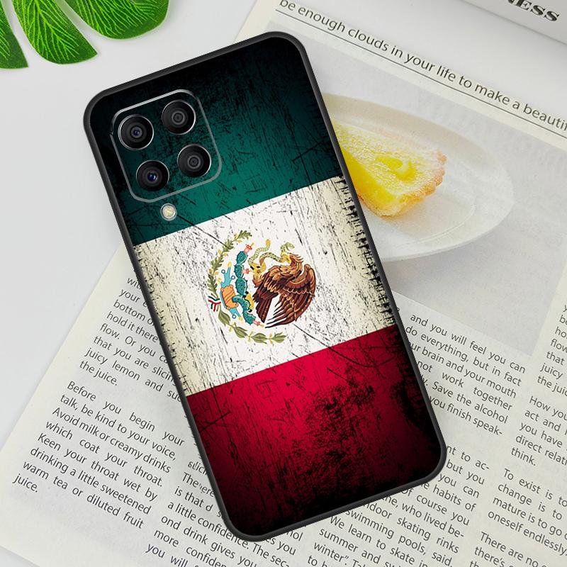 Mexican Pride Eagle Flag Case For Samsung Galaxy M15 M11 M12 M13 M14 M06 M16 M36 M56 M31 M53 M32 M52 M35 M55 M34 M54 Samsung M31