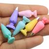 100pcs  Fabric Hairpins Colorful Flat Blank Single Prong Alligator Teeth Hair Clips Barrettes for DIY Jewelry Making