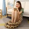1pc Giant Snakes Plush Toy Simulation Long Golden Python Stuffed Snake Plushie Children Boys Gift Home Decoration