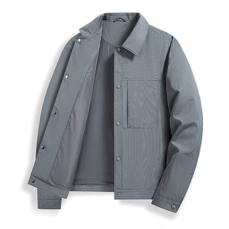 Men's Casual Lapel Windbreaker Jacket
