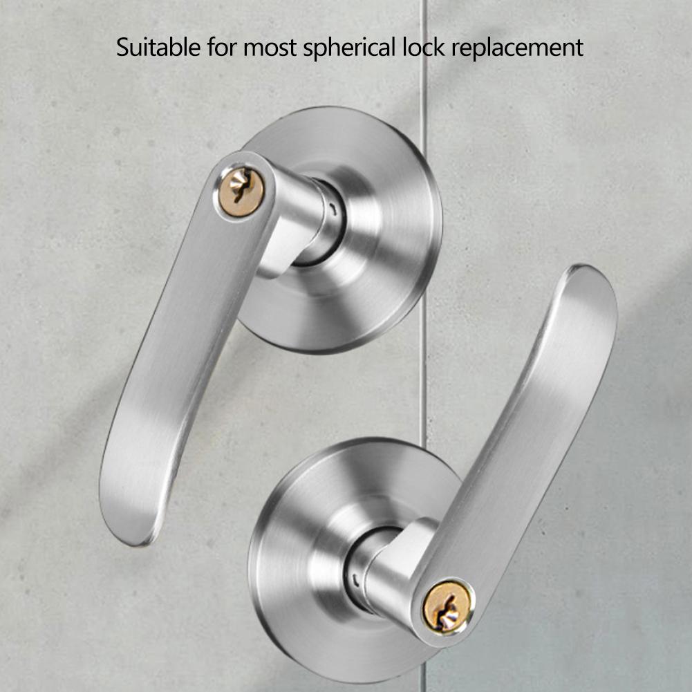 3-Rod Door Lock Aluminum Alloy Mortise Lock Door Knob Lock Set Easy Installation Universal Lock