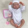 17Inch Reborn Baby Doll Soft Silicone Vinyl Realistic Newborn Toy Gift for Kids