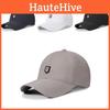 Leather R Label Mens Baseball Cap Quick Dry Sun Protect Fashion Outdoor Casual