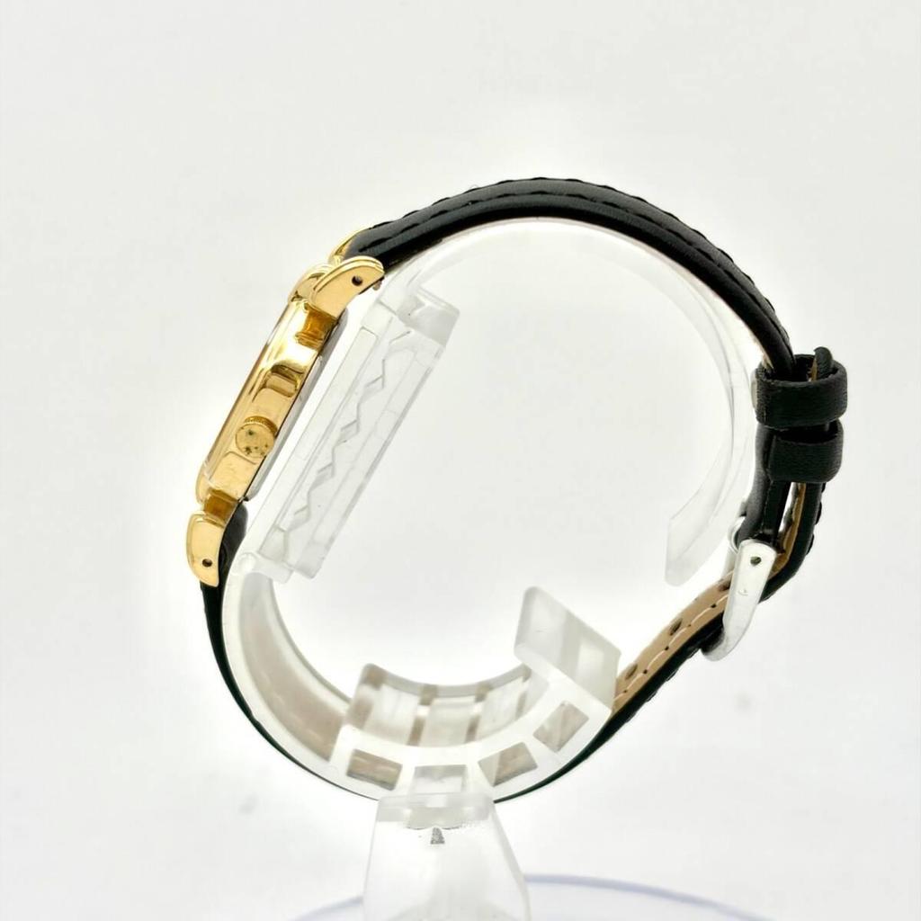 Used [Good Condition/New Battery] SEIKO Seiko Ladies Watch Gold Hexagonal 2320-6700 150389 New Belt