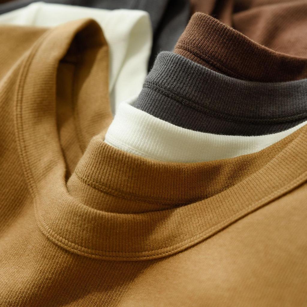 Women's 300g Silk Wood Fiber Modal Cotton Crew Neck Slim Fit Long Sleeve Base Layer