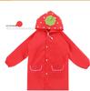 Korean Style Kids' Waterproof Cartoon Hooded Raincoat Poncho