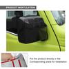 Bilbackspegel Skaldekorationsskydd för Suzuki Jimny 2019 Up Exteriör tillbehör, ABS kolfiber, 2st