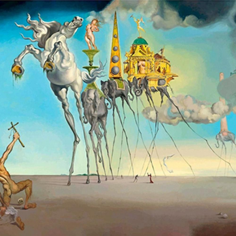 Surrealism Famous Artwork By Salvador Dali 5D DIY Art Diamond Painting Cross Stitch Pattern Pictures Mosaic Embroidery Home Deco