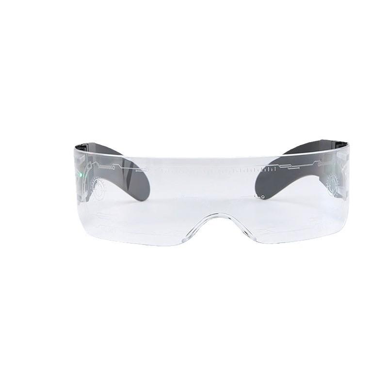 Punk‑Gypsy Tech‑Style LED Glowing Glasses, Flash‑Effect Party Eyewear for Electric‑Music‑Festival KTV Bar Cyberpunk‑Themed Events