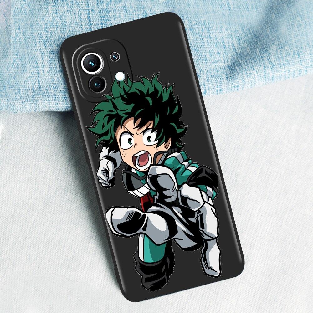 My Hero Academia Anime Pro Xiaomi Mi Poco X3 NFC M3 F3 GT 11 Ultra 11X 11i Note 10 Lite 10T Pro 5G 9T Luxusní silikonové pouzdro na telefon