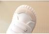Kids' Soft Canvas Velcro Sneakers - Low Top, White, Spring/Autumn