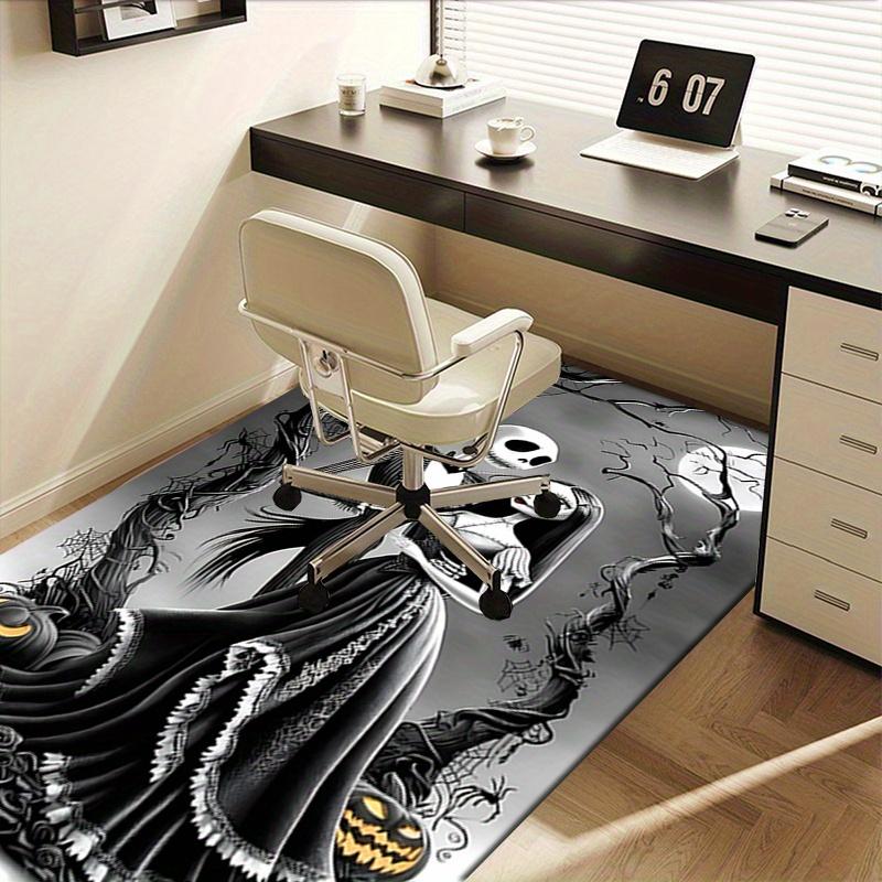 Office Rug Jack Skellington, Sally theme 3D Printed Anti-Slip Rug-Machine Washable for Living Room
