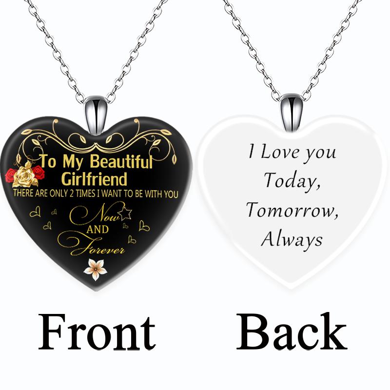 

Мужская и женская модная бижутерия любит кристалл кулон ожерелье письмо ожерелье