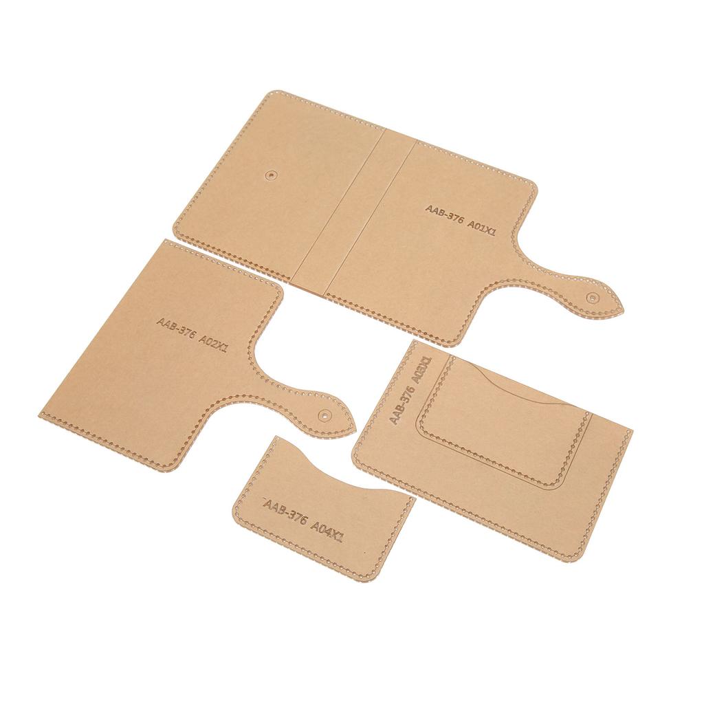Acrylic Bag Template Set Passport Bag Pattern Making Stencil Laser Cutting DIY Leather Craft Tool