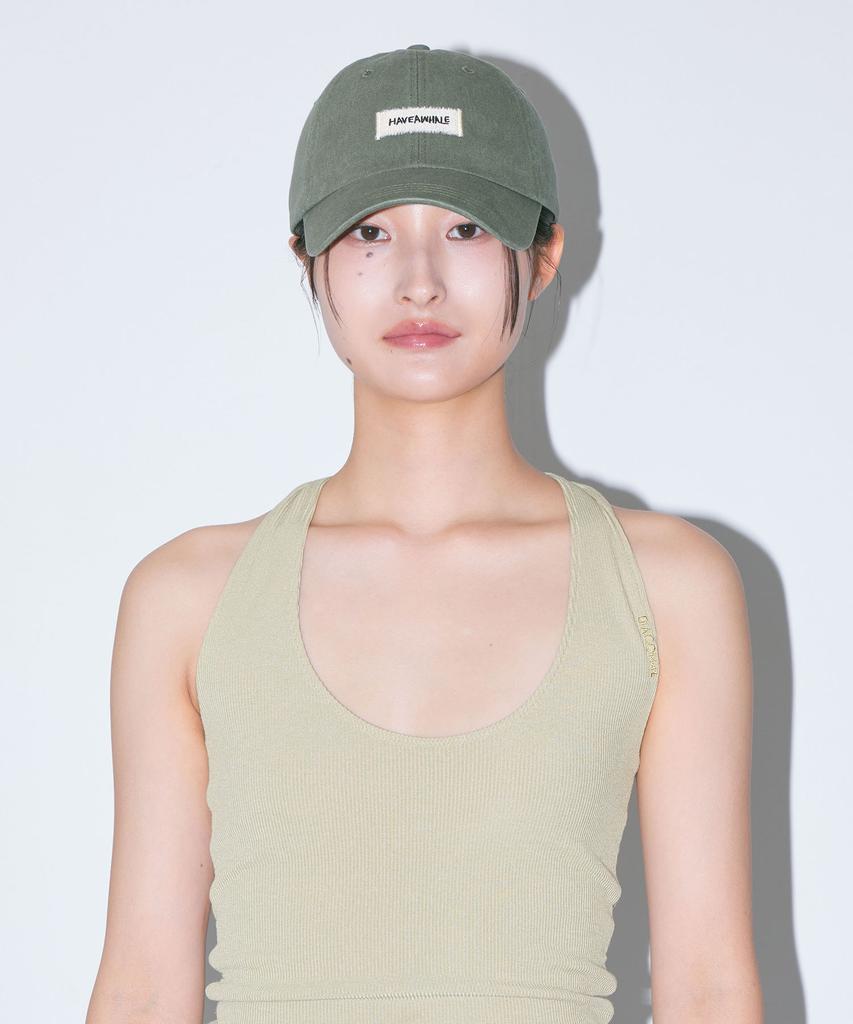 Haebeueoweil Haveawhale Label Cap (Kh)
