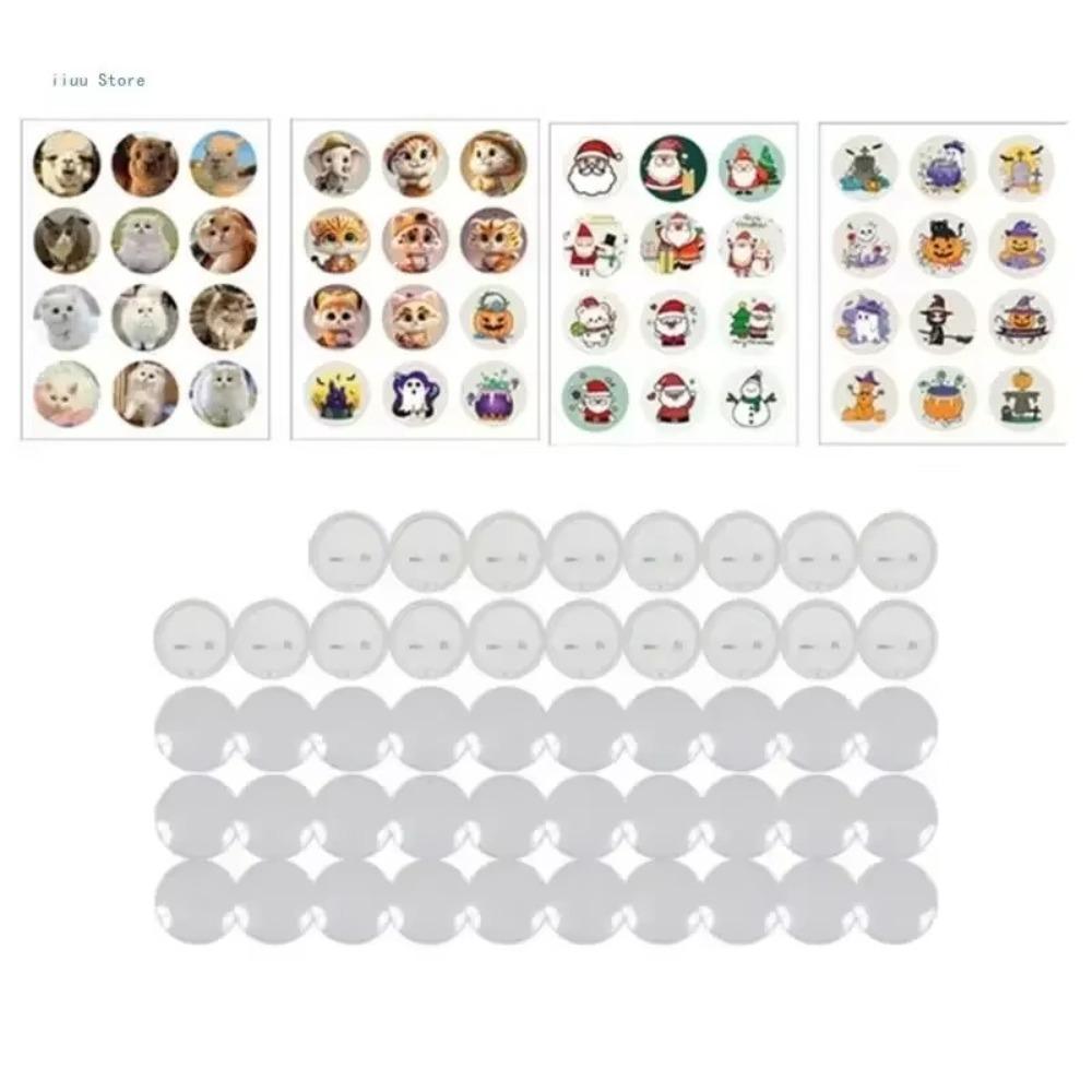 Plastic Kid Badge Button Maker Machine Press Maker DIY Pin Badges Machine  for Kid Gift