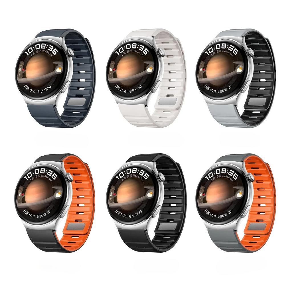 22mm Magnetic Silicone Loop Bracelet for Huawei Watch GT6 Pro GT4 46mm 4/4 Pro Soft Band Correa for xiaomi samsung huawei oppo