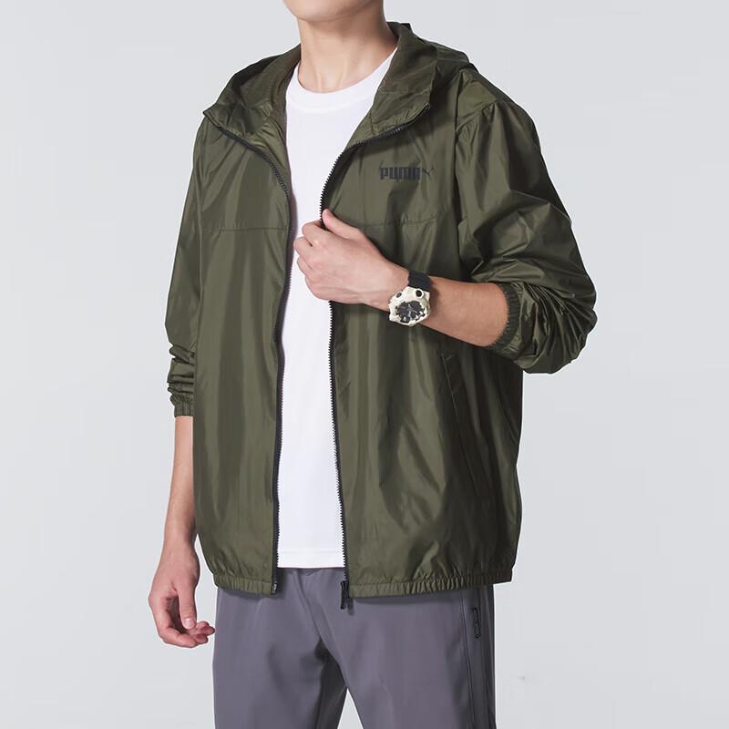 Puma Men s Essential Windproof Hooded Jacket M