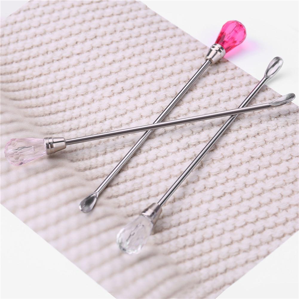 3pcs Stainless Steel Pigment Stirring Rod Spoon Microblading Tattoo Powder Ink Mixing Stick