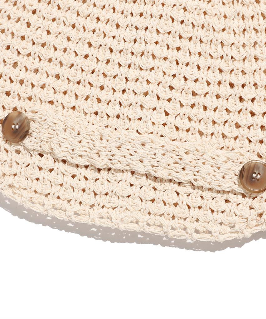 NICEGHOSTCLUB Summer Knit Cap_Ivory(Ng2Fmuab30A)