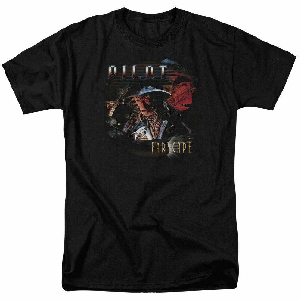 

26 Farscape Pilot T Shirt Licensed Sci-Fi Alien TV Show Classic Tee New Black Unisex T-Shirt XXL