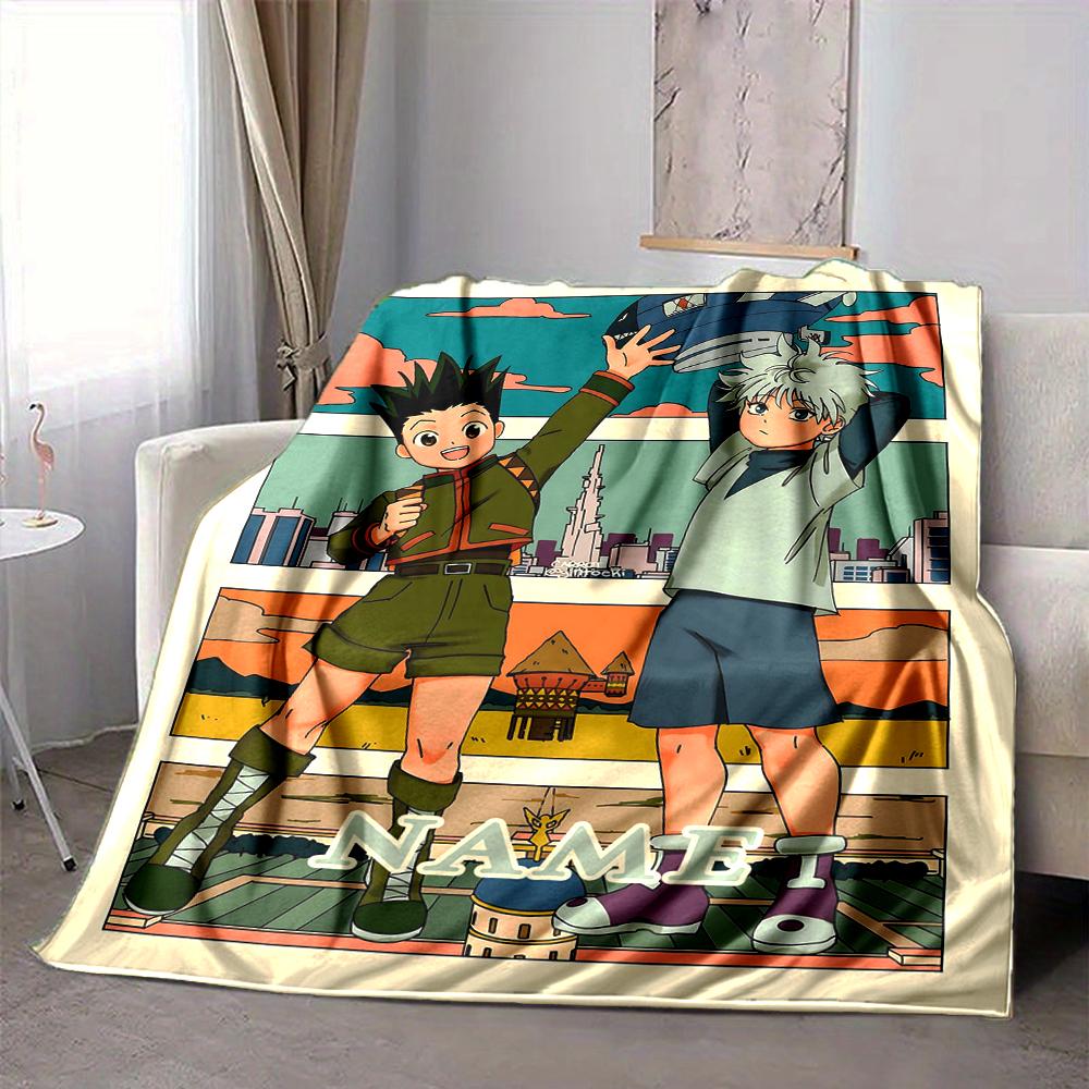Custom 1pc Adventure Hunter World Blanket, Soft And Comfortable Blanket, Casual Warm, Camping Travel Blanket, Birthday Gift Q912134