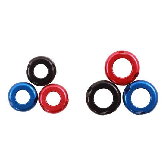 Bue Metall kikkehull Enkel installasjon Bueskyting Peep Seights Compound Bue Aluminiumslegering Peep Hole Bue Severdigheter Jakt Target Øving Tilbehør