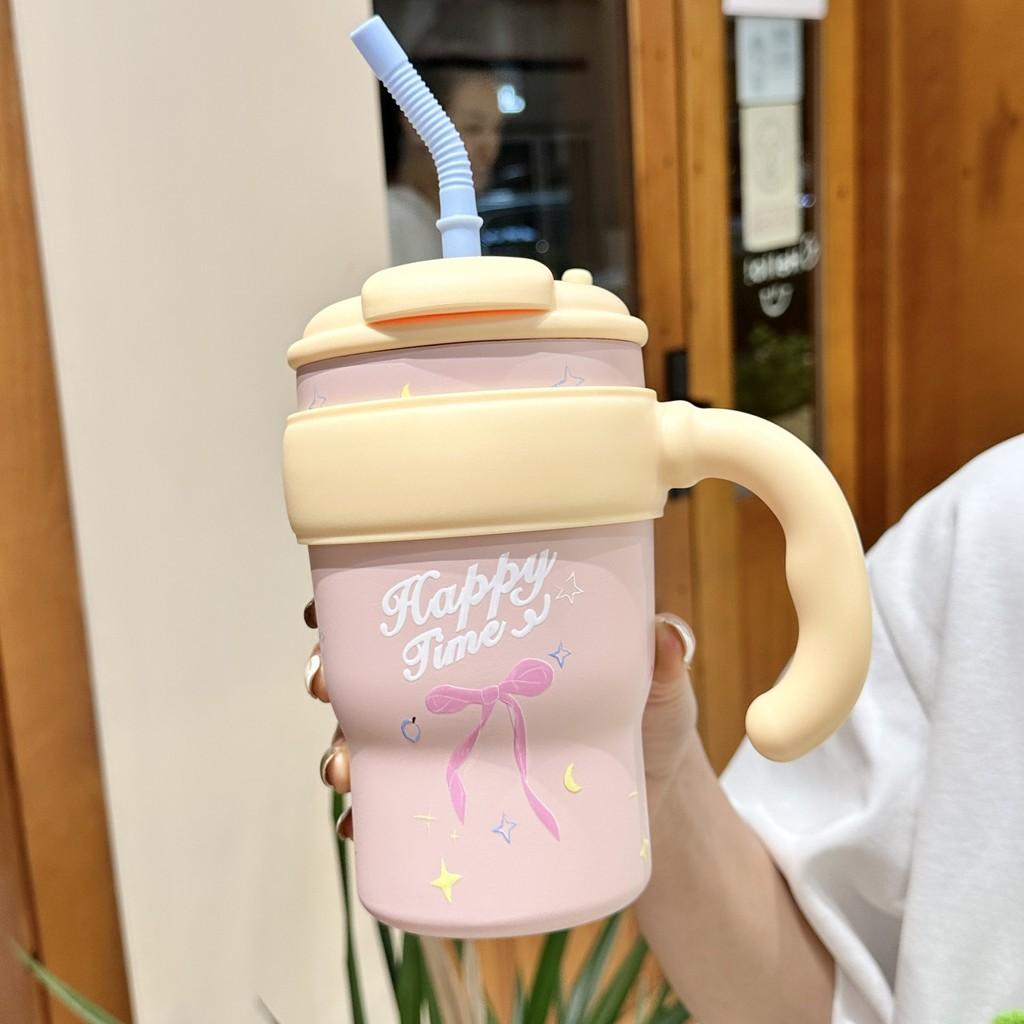 Giant Insulated Travel Mug With Handle For Office And Outdoor Use