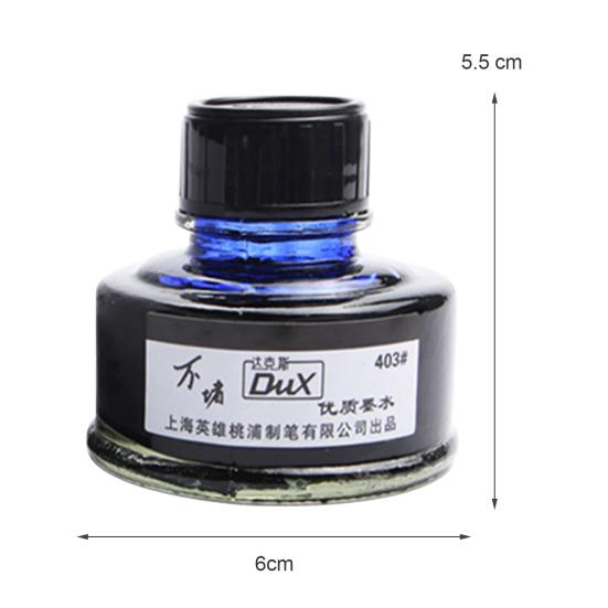 50ML Hladko píšuci atrament do plniaceho pera Sklenená fľaštička Školské kancelárske potreby pre študentov