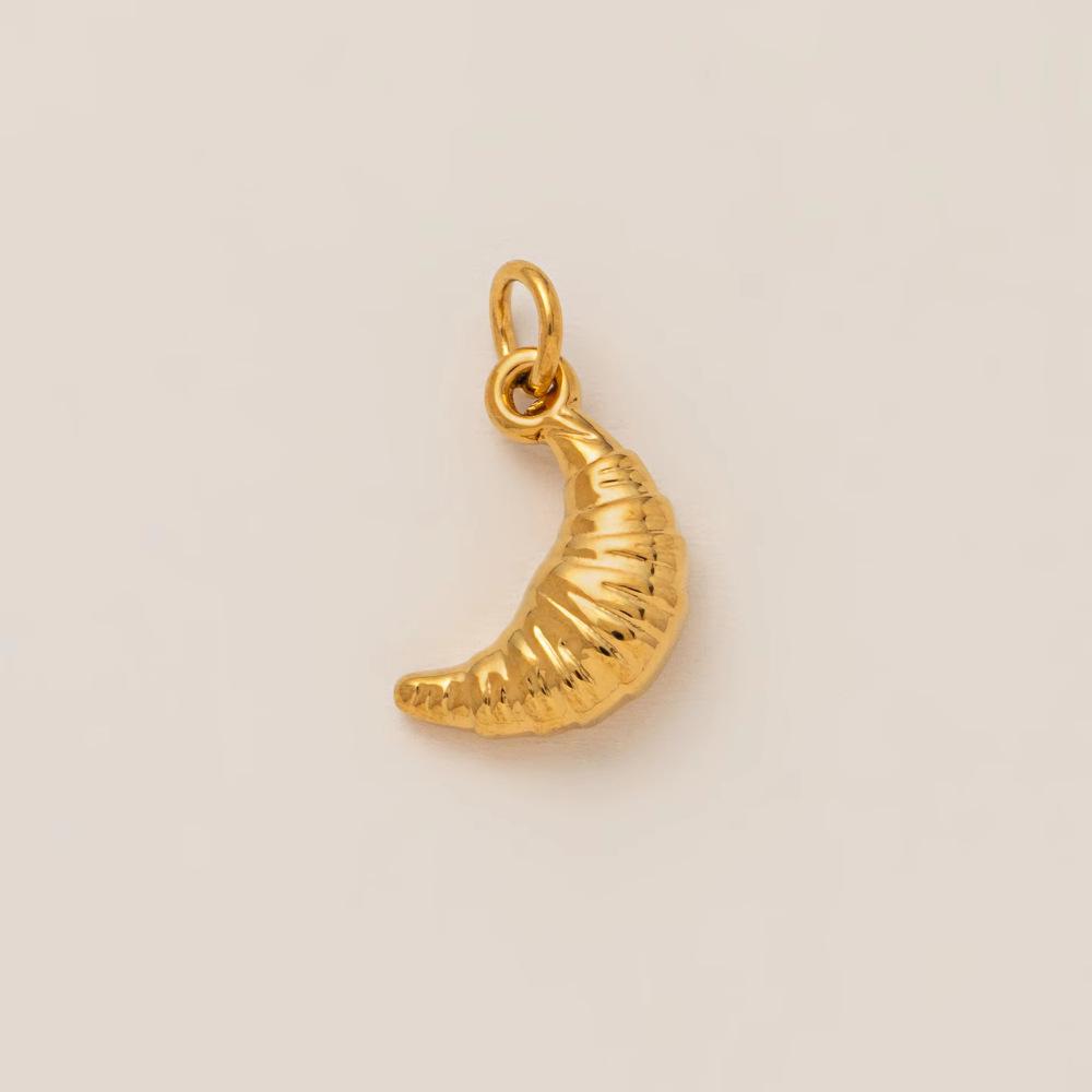 18K Gold Plated Stainless Steel Adjustable Chain with Fruit Pendant for DIY Jewelry
