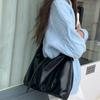 Casual Large Capacity Pu Shoulder Bag Fashion Brown Tote Bag Korean Style Black Ladies Crossbody Bag Holiday