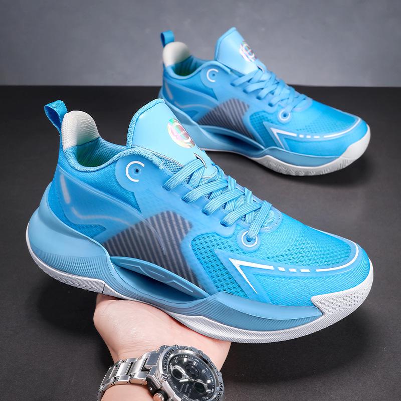 2026 Men's Lightweight Mesh Basketball Shoes - Breathable, Shock Absorption, and Perfect for Running