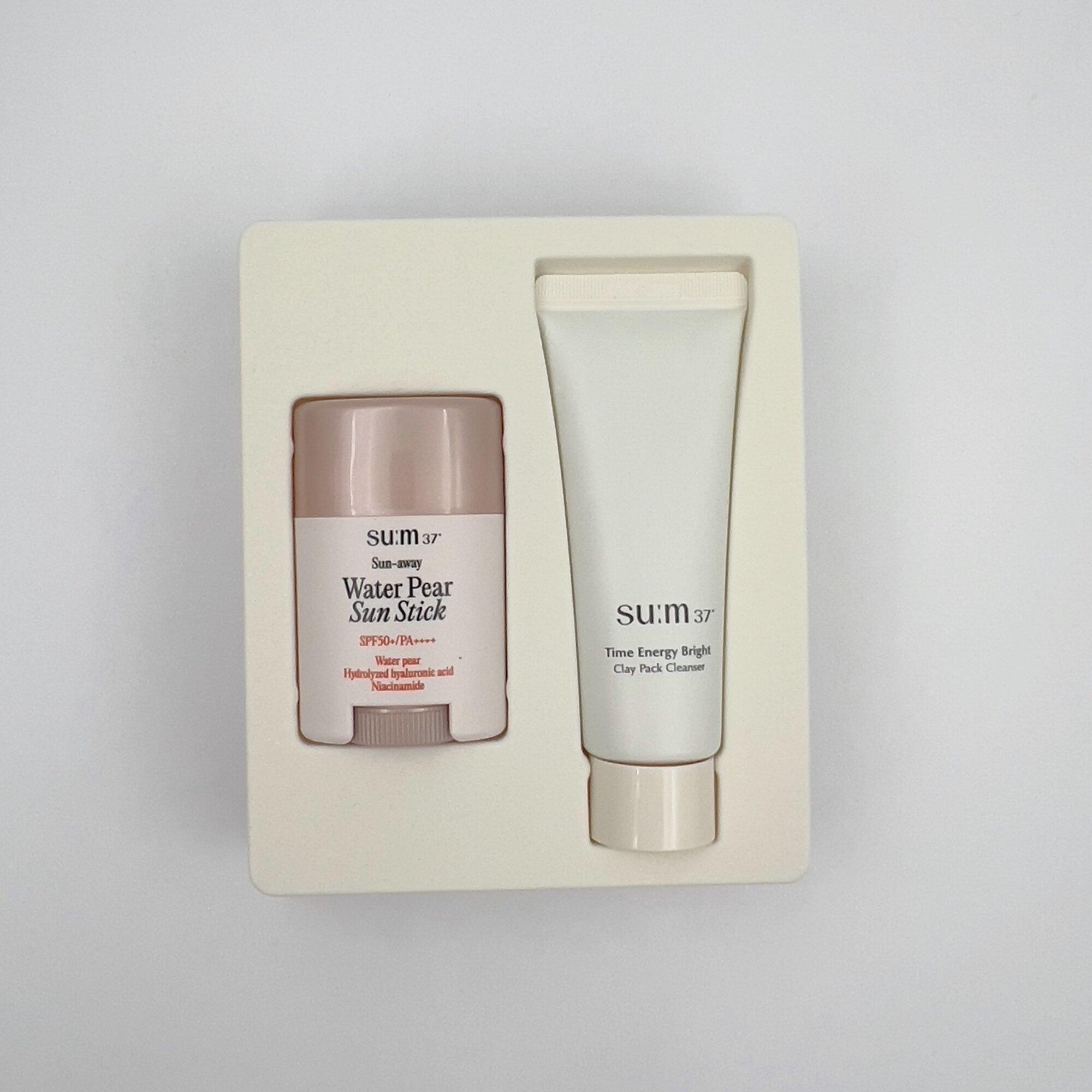 

SU:M37 Sum37 Sun-away Water Pear Sun Stick Special Set 2 Items SPF50+ PA++++ / Moisturizing, Korean Cosmetics, Kbeauty