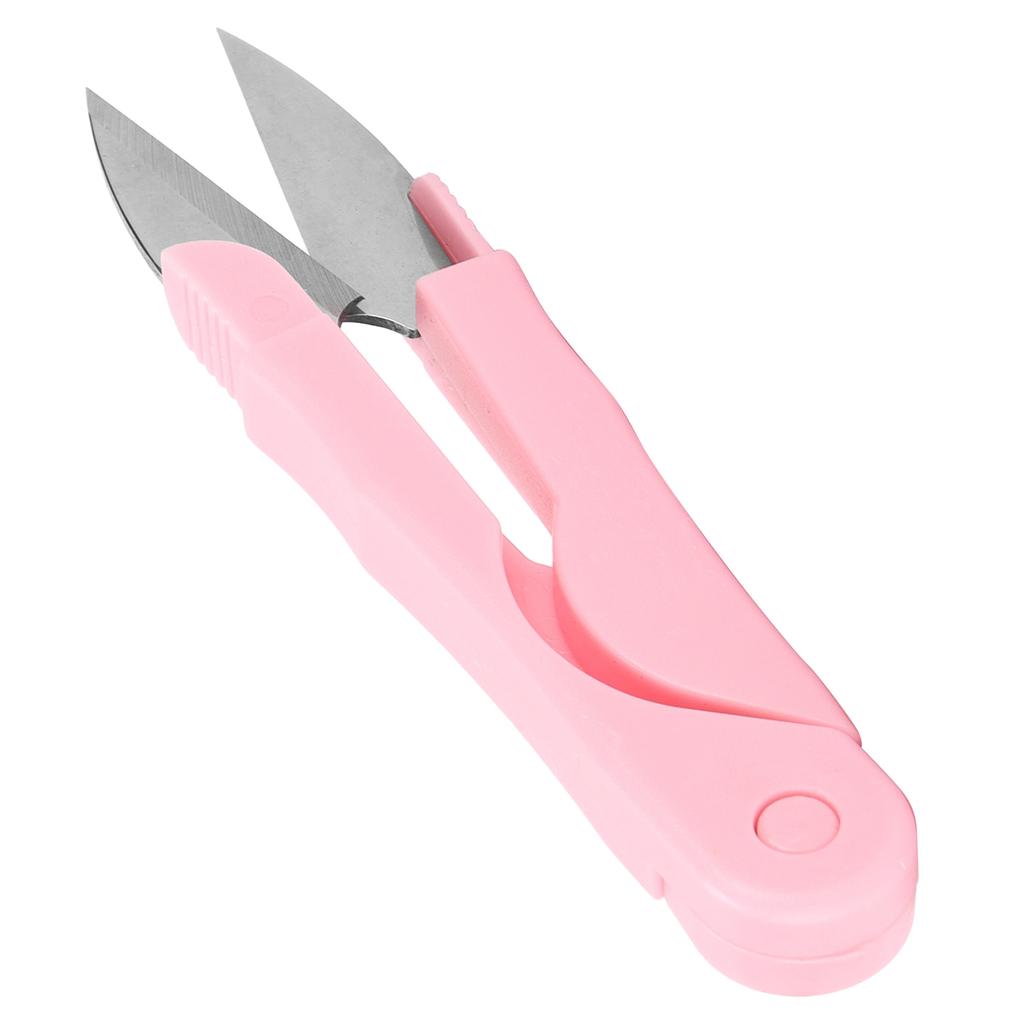 Thread Snip Mini Portable Stainless Steel Thread Yarn Sewing Scissor with Lid for Household Sewing DIY Craft
