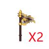 MOC Military Medieval Building Blocks Accessories Soldier Figures Bicolor Weapons Crossbow Sword Helmet Tomahawk Toy Gift X006