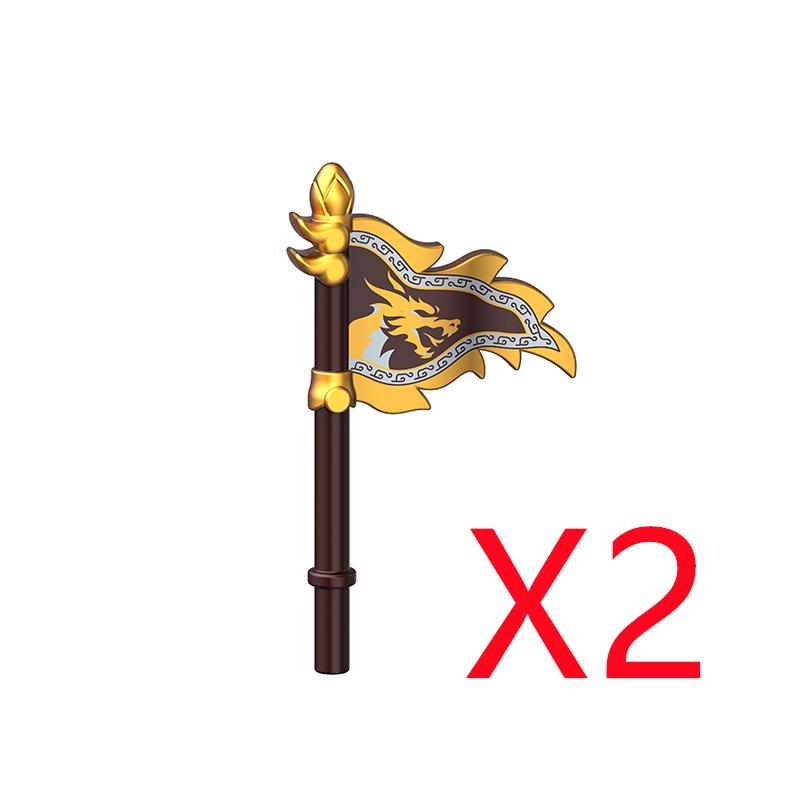 MOC Military Medieval Building Blocks Accessories Soldier Figures Bicolor Weapons Crossbow Sword Helmet Tomahawk Toy Gift X006