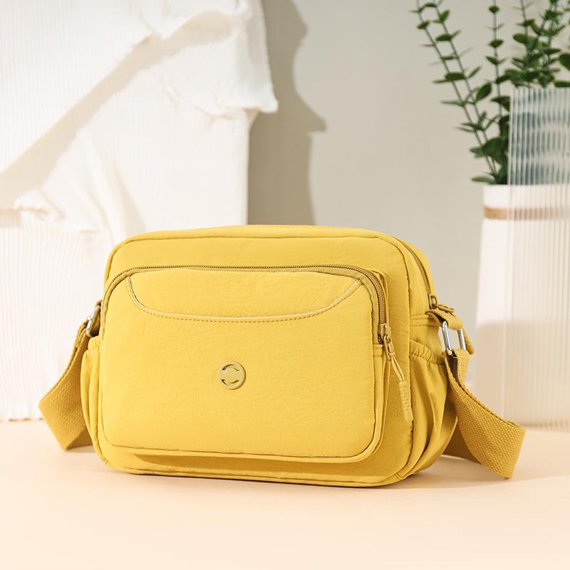 Versatile Women's Single Shoulder Bag, Casual and Simple Crossbody Bag, Waterproof Nylon Handbag Daily Use Phone Bag and Purses