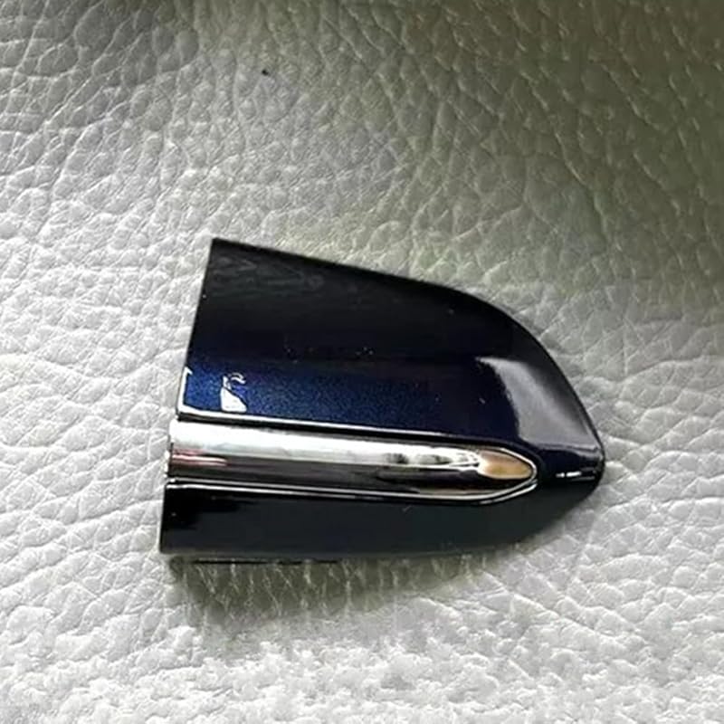 Front Exterior Left Driver Side Door Handle Lock Bezel Cover Cap Fit for Ford Fusion 2013-2020, for Edge 2015-2020 (Black)