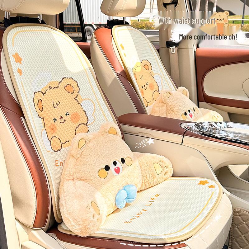 Cute Little Bear Car Seat Cushion - Universal, Comfortable, Four-Season Use