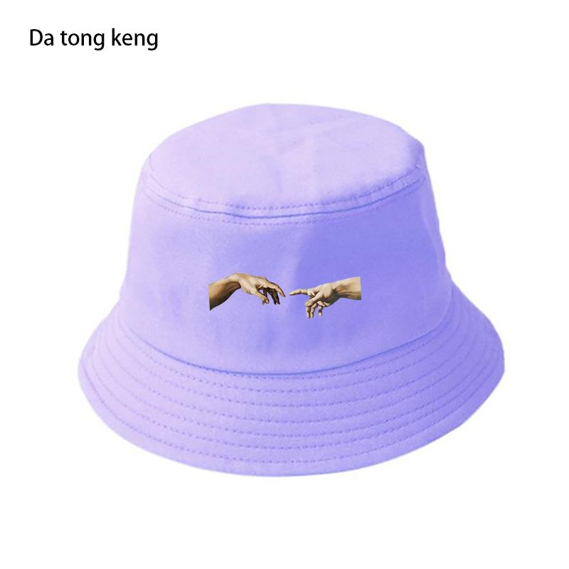 Anime HipHop MICHELANGELO Bucket Hat Women Unisex Summer Fishing Fisherman Cap Foldable Unisex Sun Caps Sunscreen Panama Beach Hats