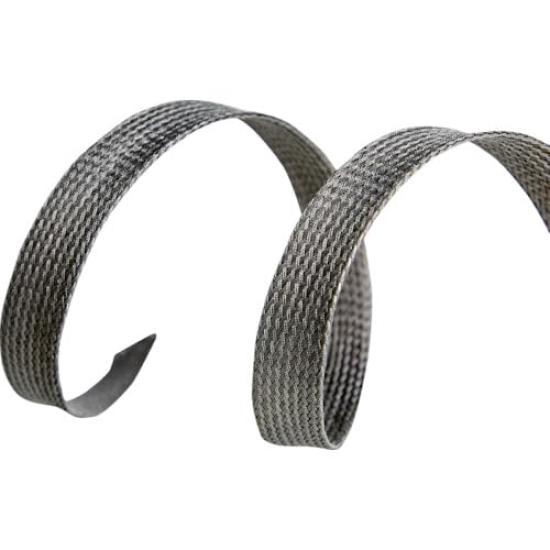 

Трубка экранирующая плетёная проводящая TRUSCO для подвижных деталей, натурального диаметра, 1 м, 19 мм, TFLS-19-1