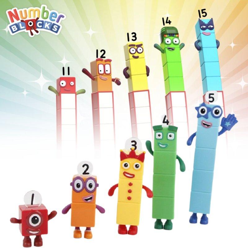 Character Building Numberblocks Blocks Children Early Education Puzzle Toys