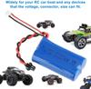 LiPo Battery 1500mAh 7.4V 2S | Compatible with RC Toys U12A, S033G, Q1, H101 | SM-2P Connector | Long Runtime | 67x19x37mm – 96g, Blue