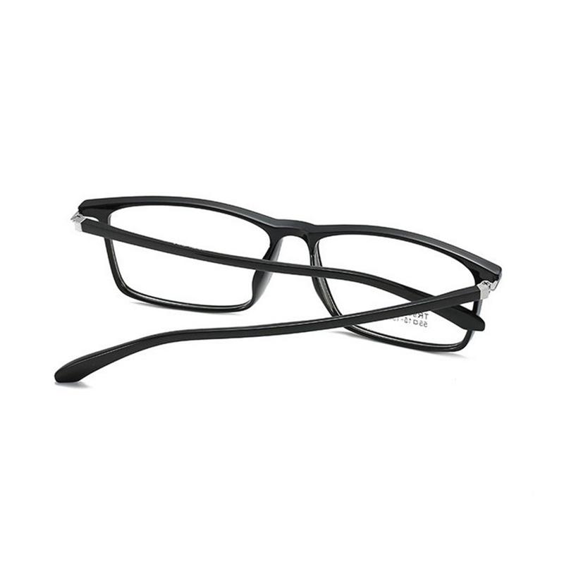 Square Minus Prescription Eyeglasses Women Men Vintage TR90 Big Frame Optical Myopia Glasses 0 To -6 0