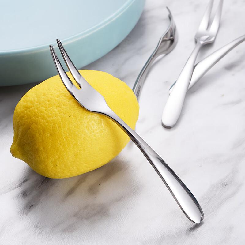 304 Stainless Steel Two-Tine Fruit Forks