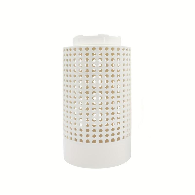 

1 шт. Белый пластиковый контейнер для компоста с червями с отверстиями и крышкой - идеально подходит для органических отходов, подходит для садов, дворов, огородов 1pc