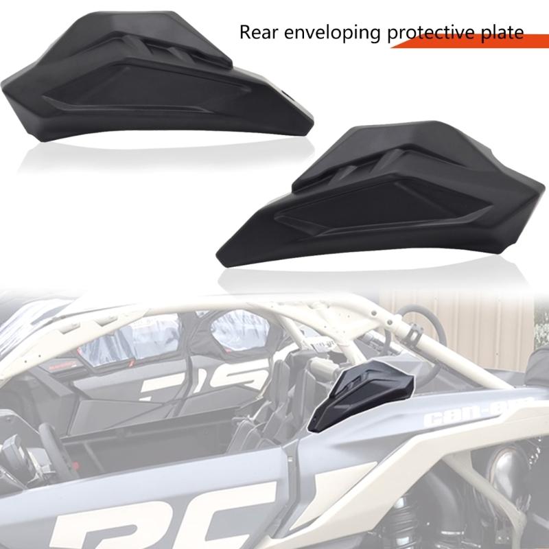 Pillar Protective Cover Set ABS Cover Guard Plate Accessories Rear Cage Trim Cover Simple Install for Vehicles 